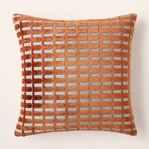 West Elm | Cut Velvet Archways Pillow Cover | 20” x 20”